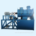 Horizontal plough type dry cleaning powder mixer